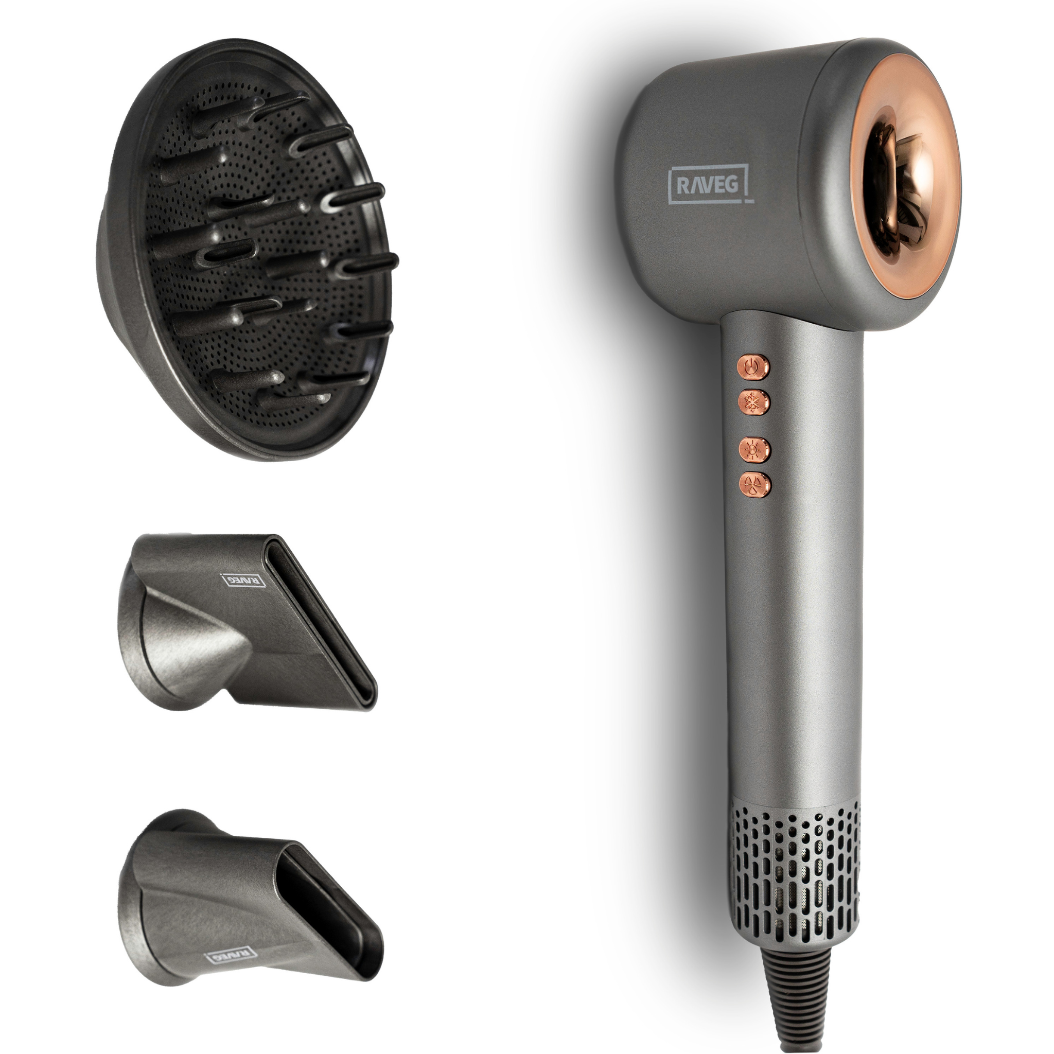 RAVEG Hyperpower ® Angor grey - Haartrockner